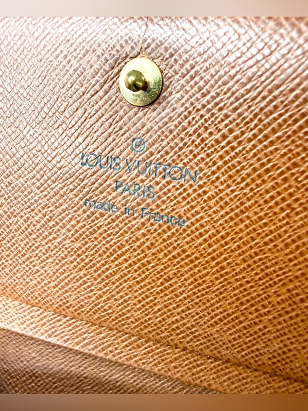Louis Vuitton Monogram Canvas Fold Wallet in Brown and Gold - Picture 2 of 10